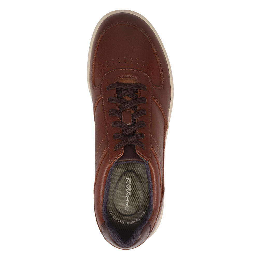 Cognac-JARMAN Mens Baxter Lightweight Casual Sneaker