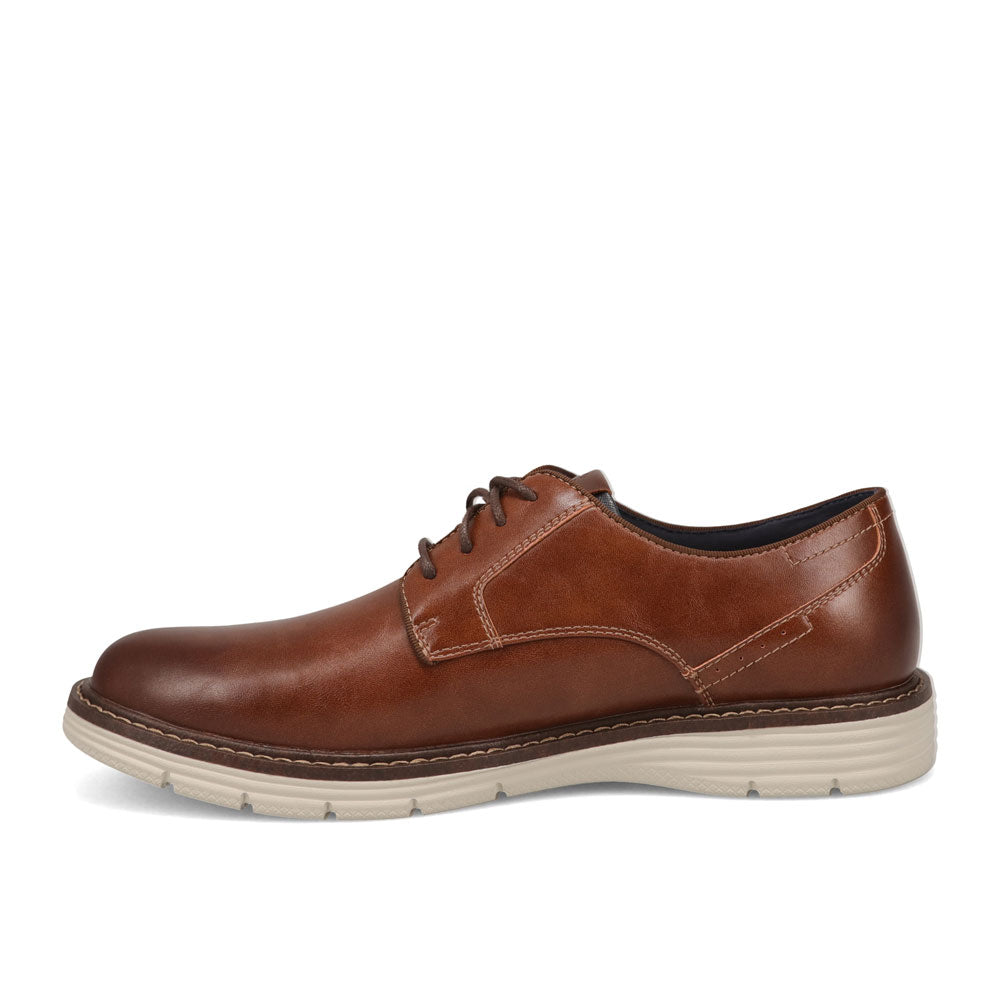 Dark Tan-JARMAN Mens Henning Dress Casual Lace Up Shoe