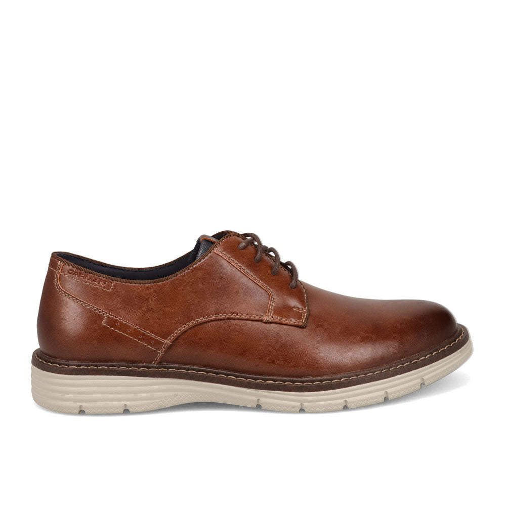 Dark Tan-JARMAN Mens Henning Dress Casual Lace Up Shoe