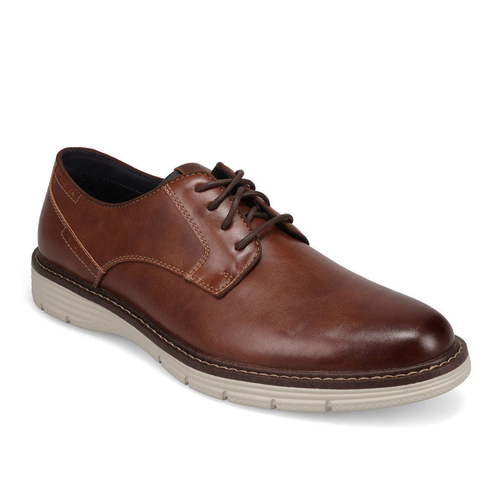 Dark Tan-JARMAN Mens Henning Dress Casual Lace Up Shoe