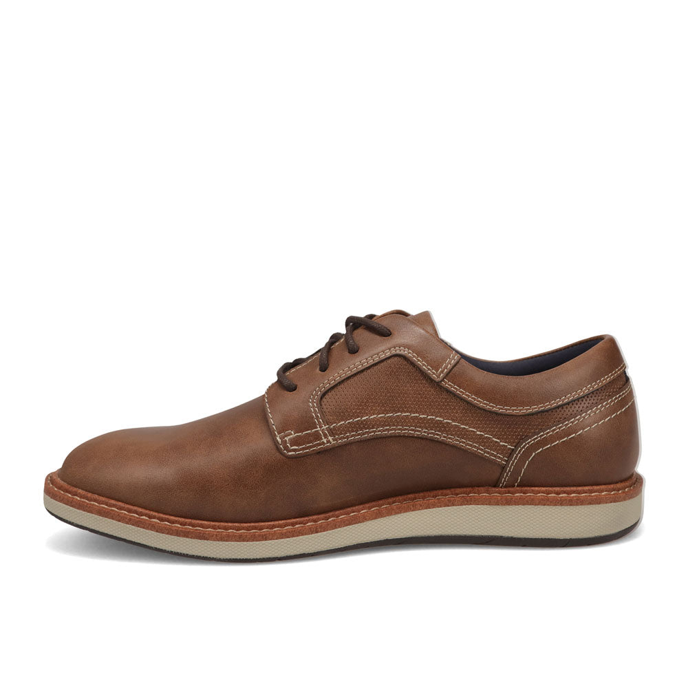 Dark Brown-JARMAN Mens Henning Dress Casual Lace Up Shoe