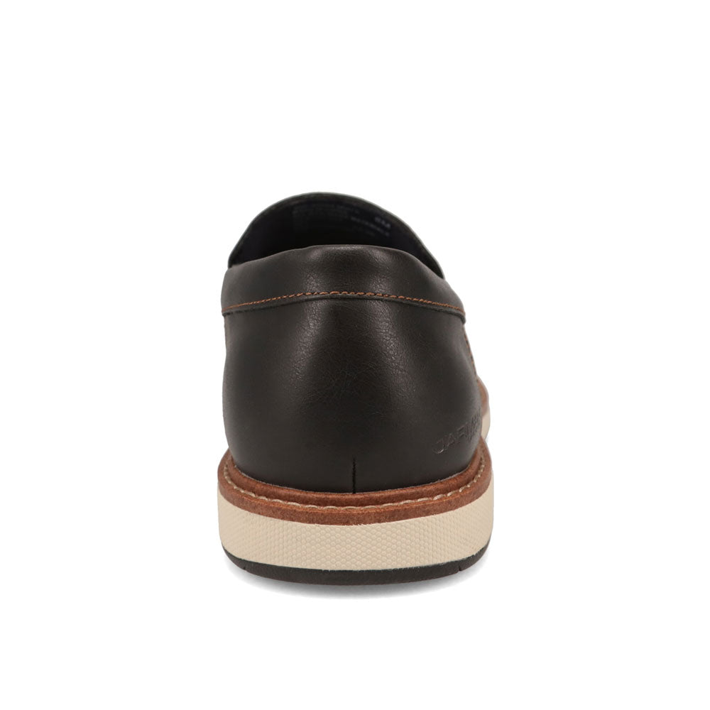 Black-JARMAN Mens Harris Casual Slip On Loafer Shoe