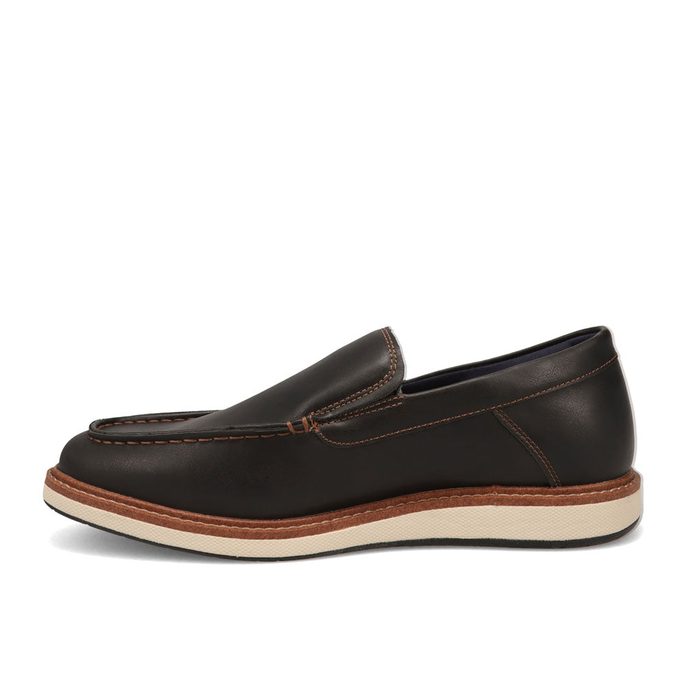 Black-JARMAN Mens Harris Casual Slip On Loafer Shoe