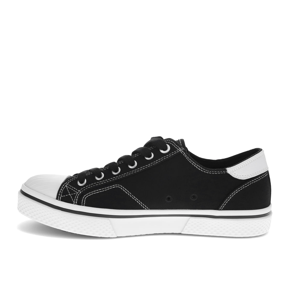 Black/White-Starter Mens Tradition 71 Low Canvas Lowtop Casual Sneaker Shoe