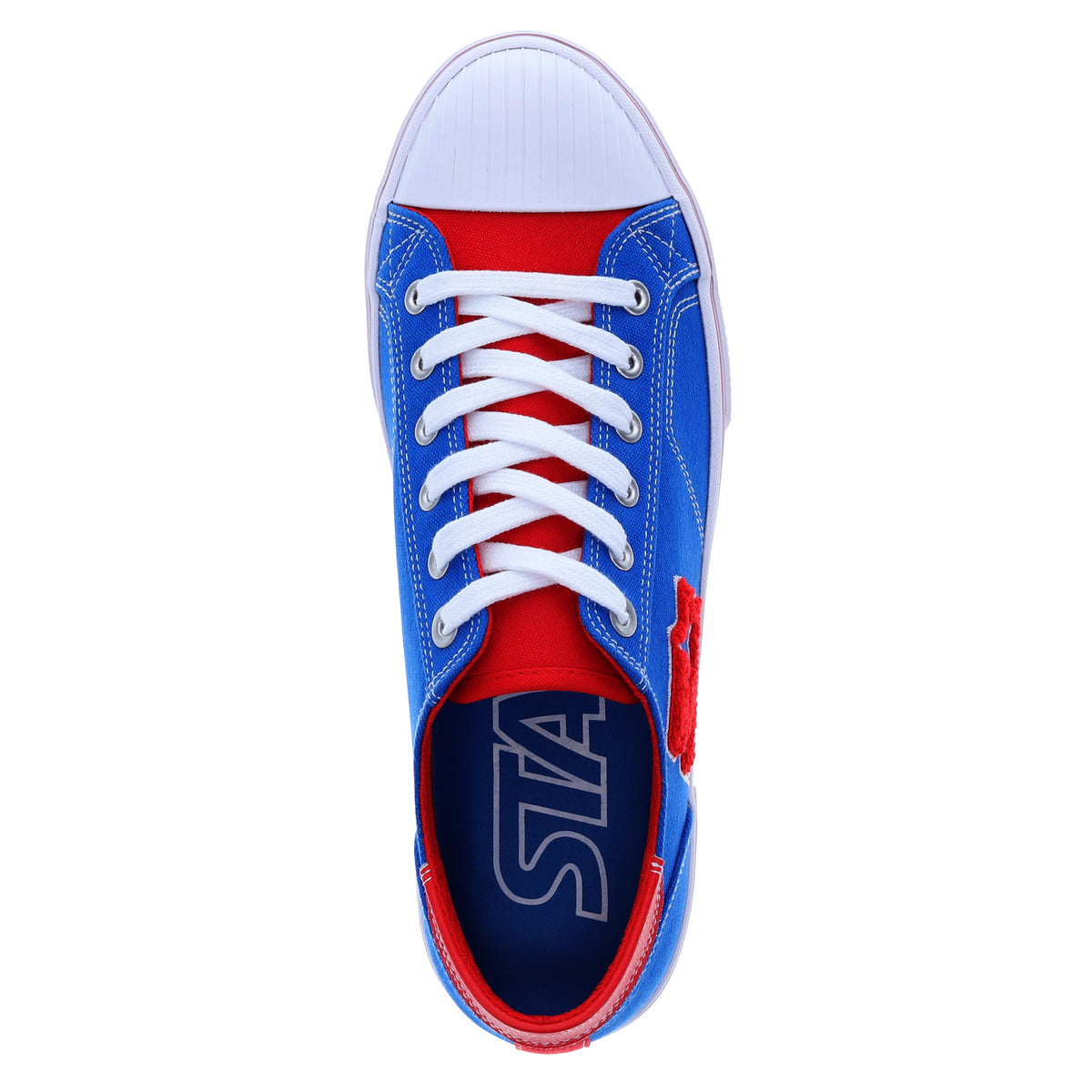 Blue/Red-Starter Mens Tradition 71 Low Canvas Lowtop Casual Sneaker Shoe