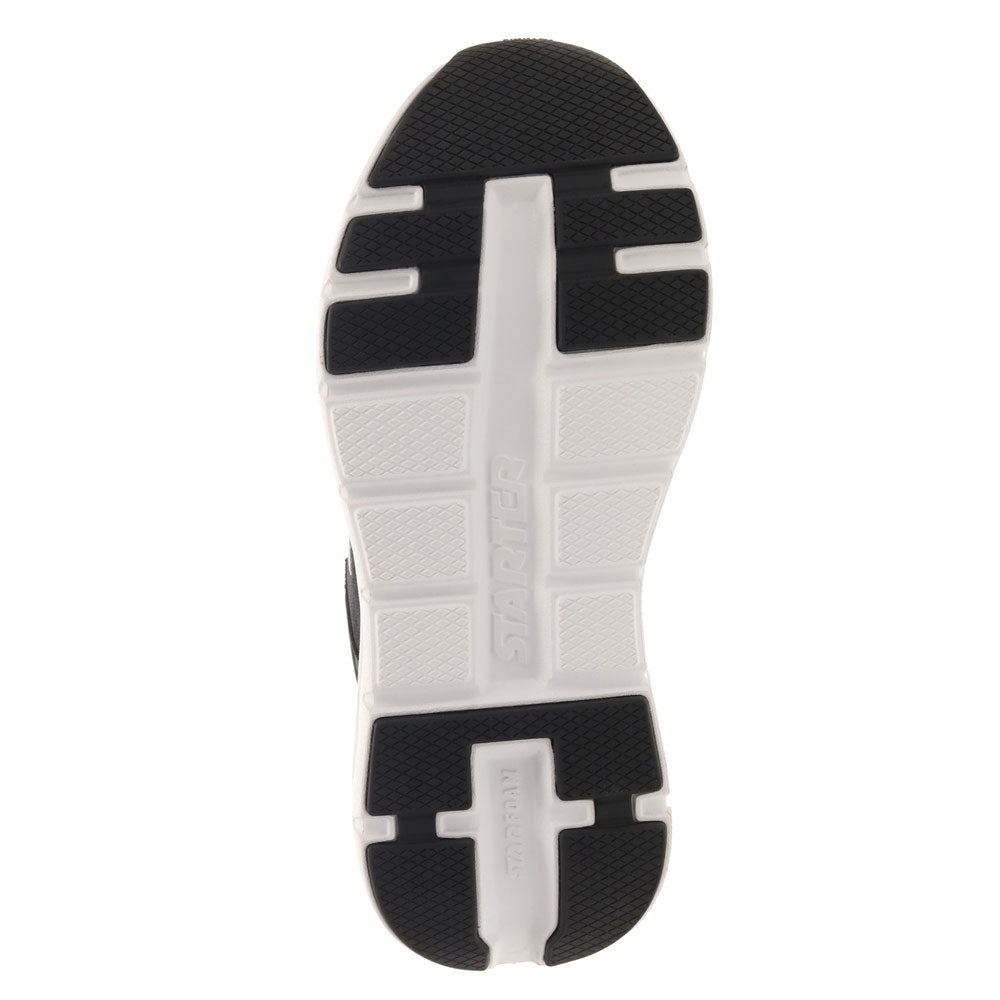 Black/Fuchsia-Starter Womens Bolt Synthetic Leather Casual Lace Up Sneaker Shoe