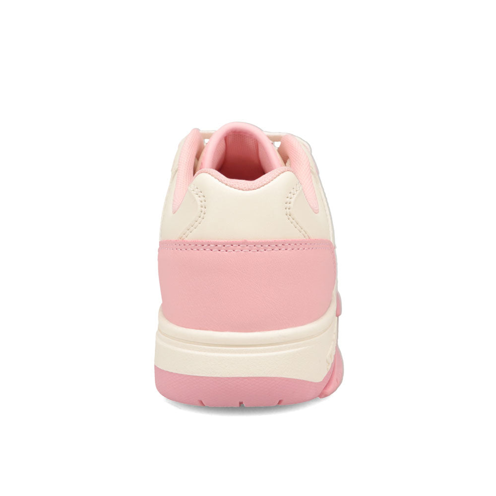 Star White/Rose-Starter Womens Fast Break Low Genuine Leather Sneaker