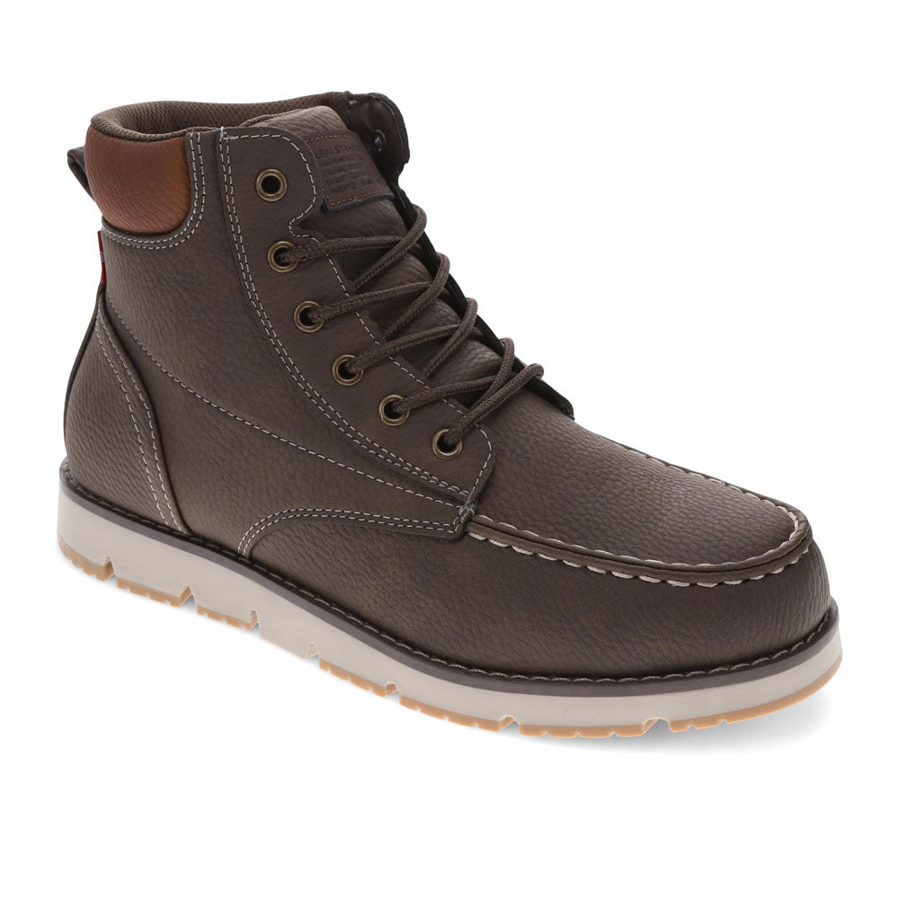 Brown/Tan-Levi's Mens Dean WX UL Rugged Casual Hiker Chukka Ankle Boot