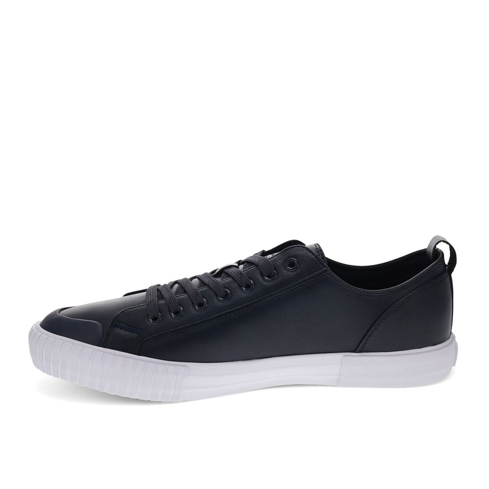 Navy/White-Levi's Mens Anakin NL Synthetic Leather Casual Lace-up Rubber Sole Sneaker Shoe