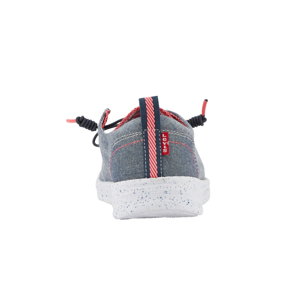 Blue-Levi's Kids Newt CHMB Slip-on Casual Lowtop Unisex Sneaker Shoe