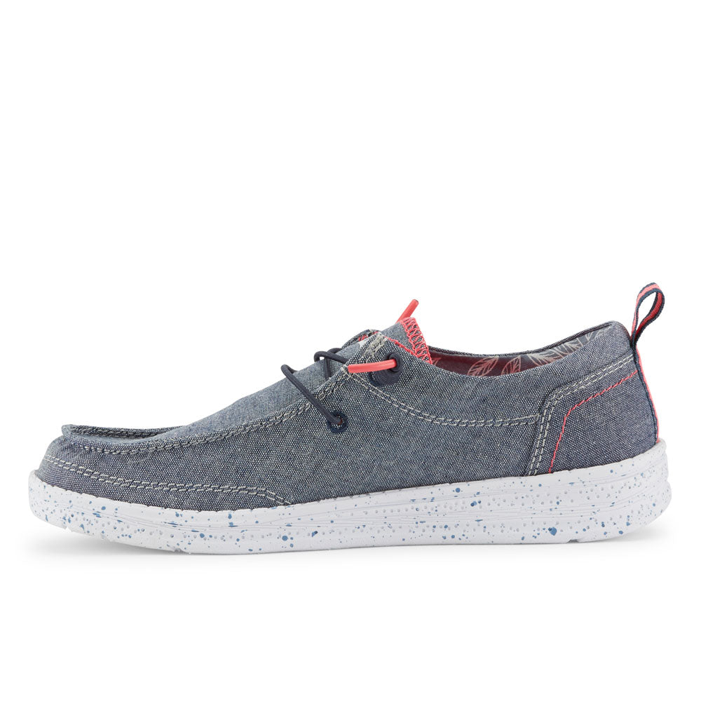 Blue-Levi's Kids Newt CHMB Slip-on Casual Lowtop Unisex Sneaker Shoe