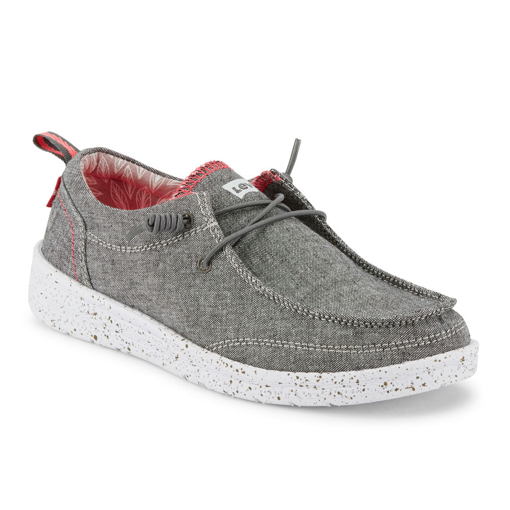 Charcoal-Levi's Kids Newt CHMB Slip-on Casual Lowtop Unisex Sneaker Shoe