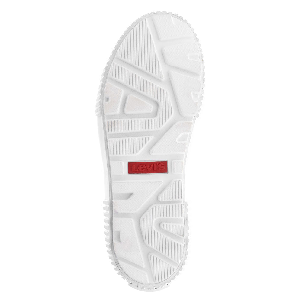 Black/White-Levi's Womens Olivia II CT CVS Casual Lace Up Hightop Sneaker Shoe