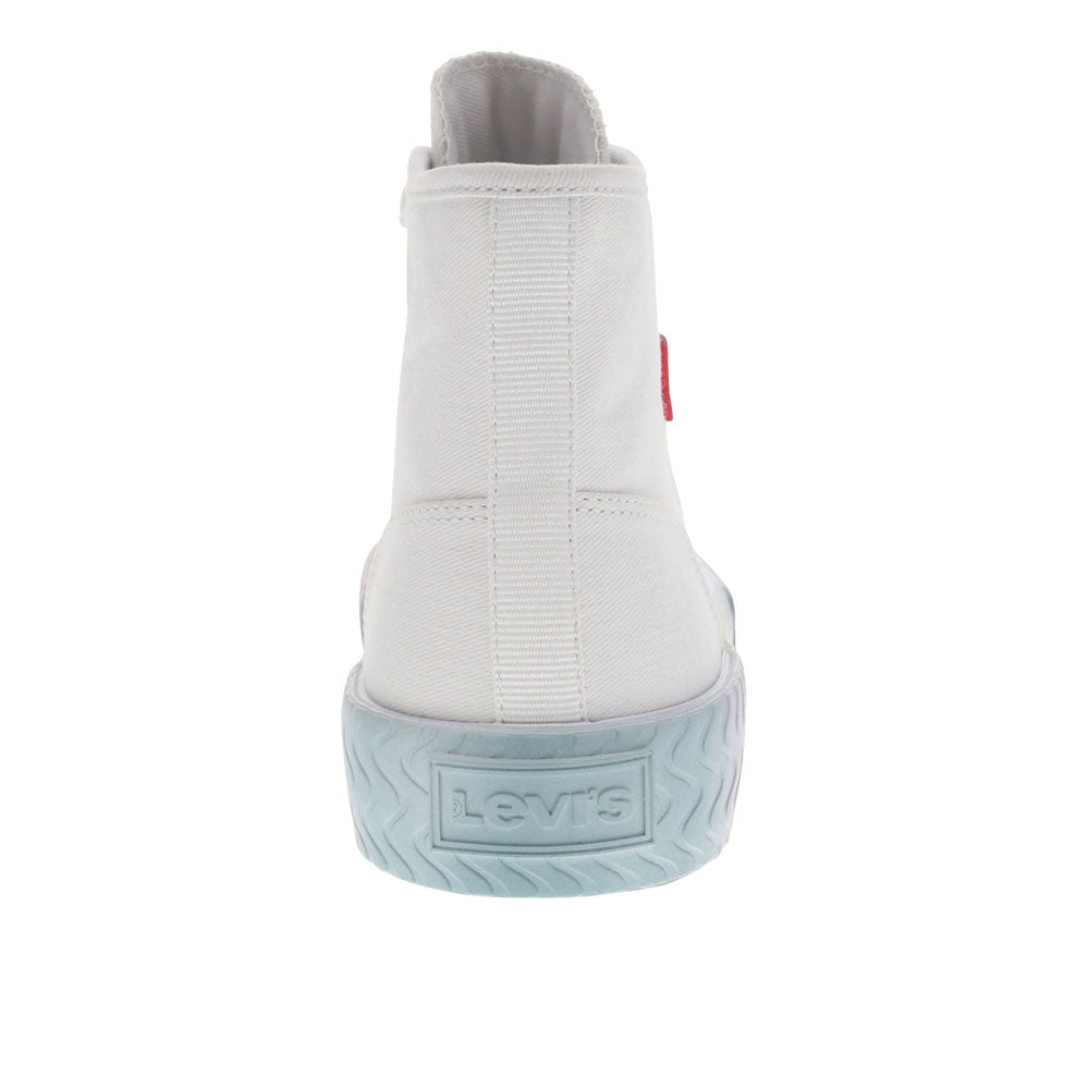 White/Multi-Levi's Womens Mdrn Hi DF Fashion Hightop Sneaker Shoe