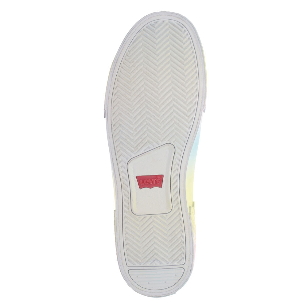 White/Multi-Levi's Womens Mdrn Hi DF Fashion Hightop Sneaker Shoe