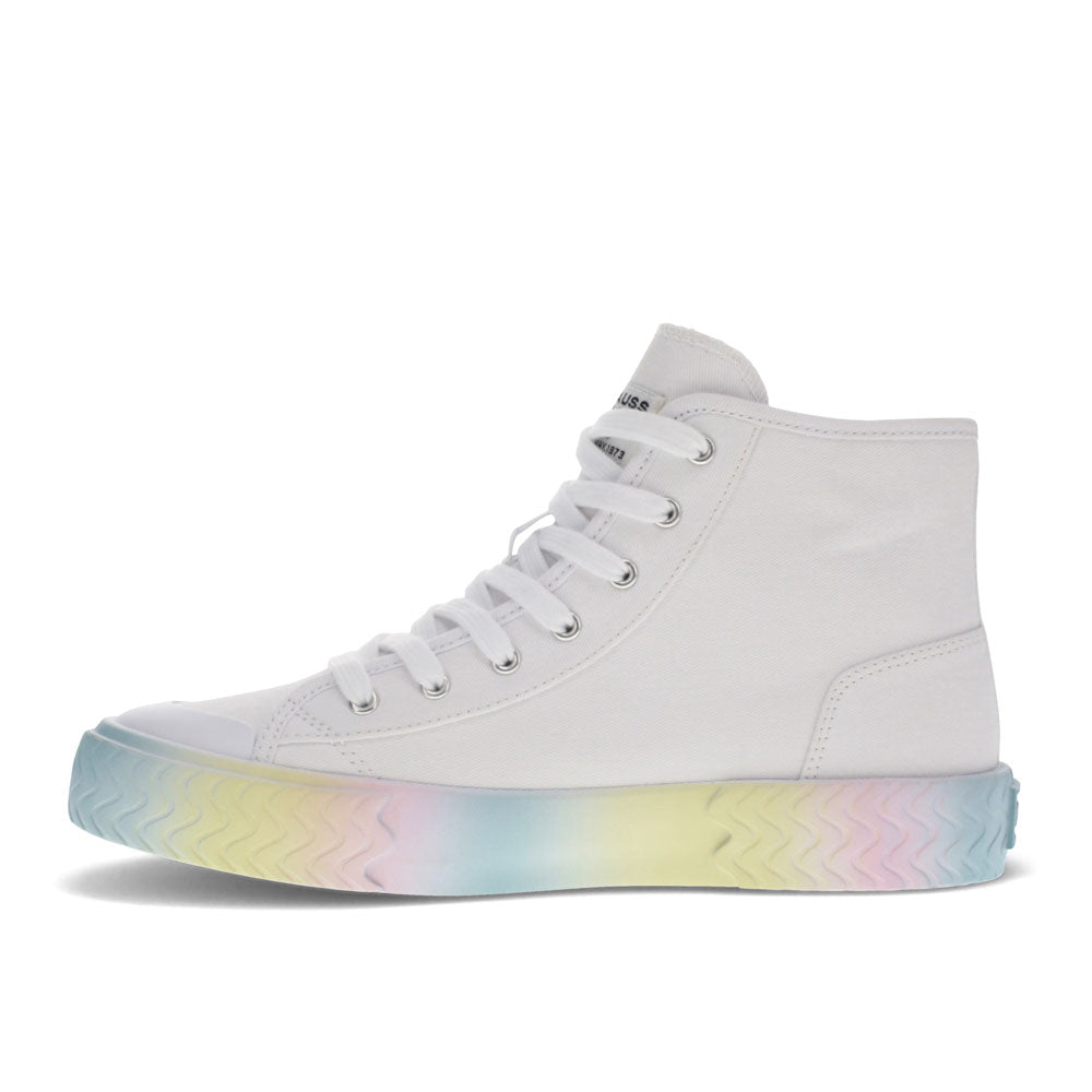 White/Multi-Levi's Womens Mdrn Hi DF Fashion Hightop Sneaker Shoe