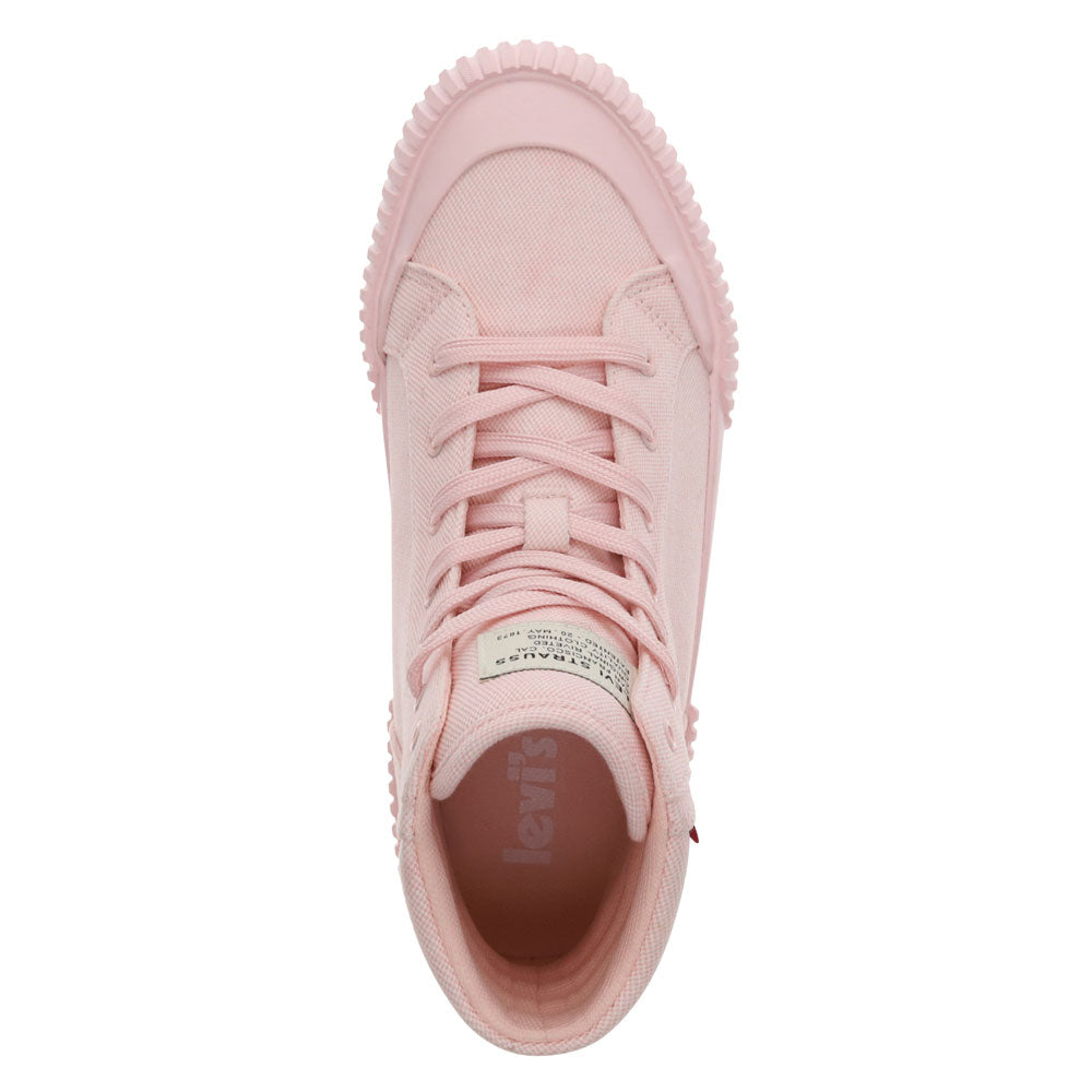 Blush Mono-Levi's Womens Olivia DF Fabric Hightop Fashion Sneaker Shoe