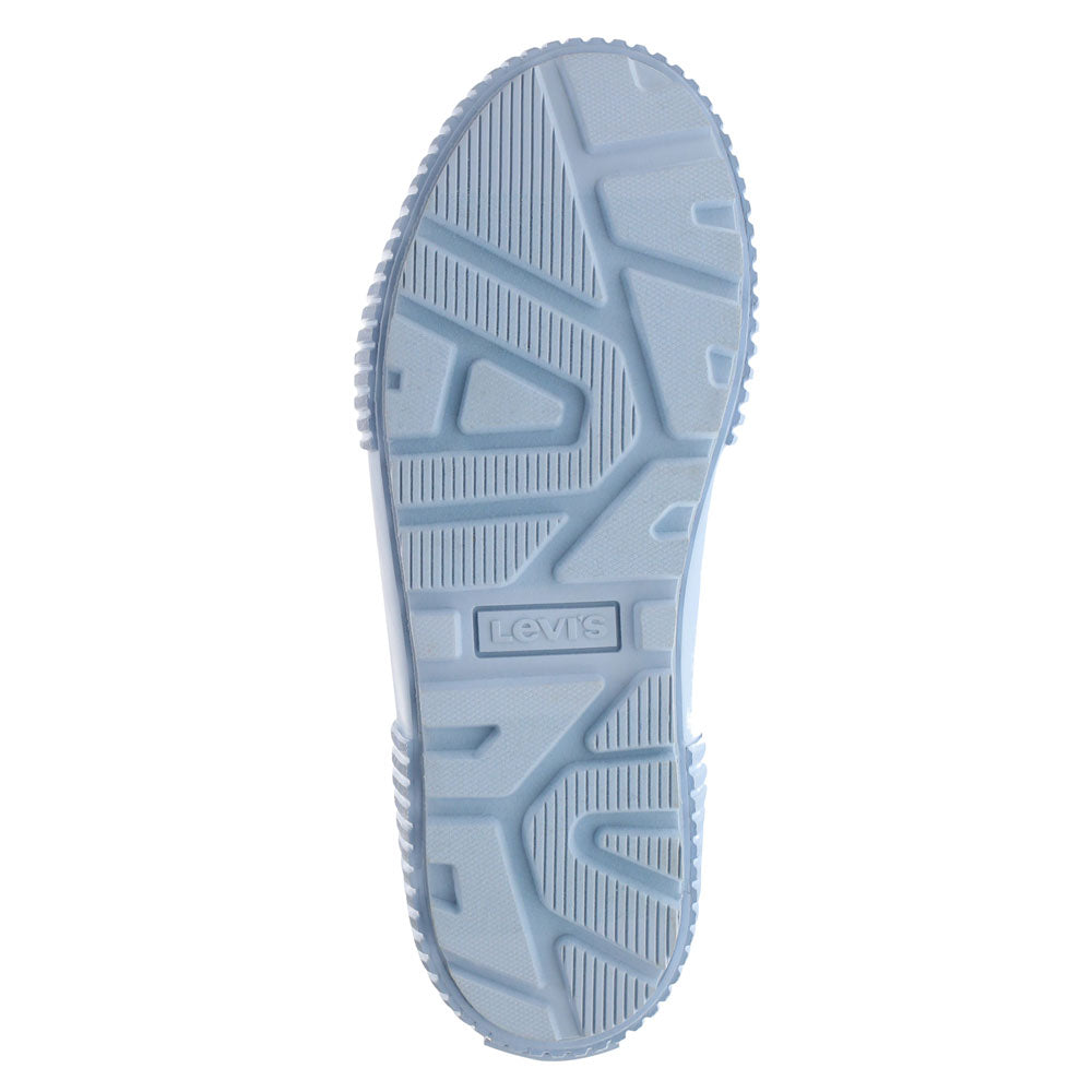 White/Blue-Levi's Womens Olivia DF Fabric Hightop Fashion Sneaker Shoe