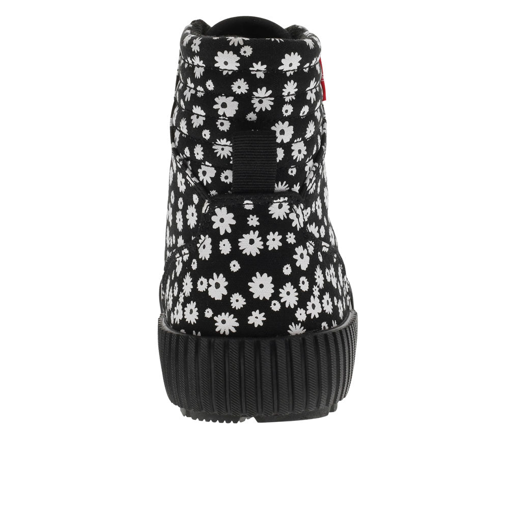 Black Mono-Levi's Womens Olivia Floral Fabric Hightop Fashion Sneaker Shoe