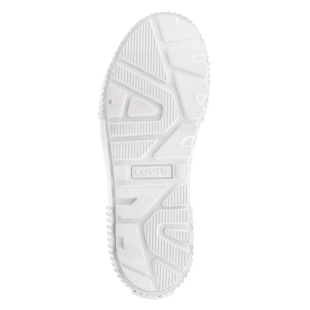 White Mono-Levi's Womens Olivia CVS Mono Hightop Fashion Sneaker Shoe