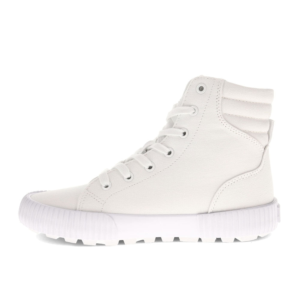White Mono-Levi's Womens Olivia CVS Mono Hightop Fashion Sneaker Shoe