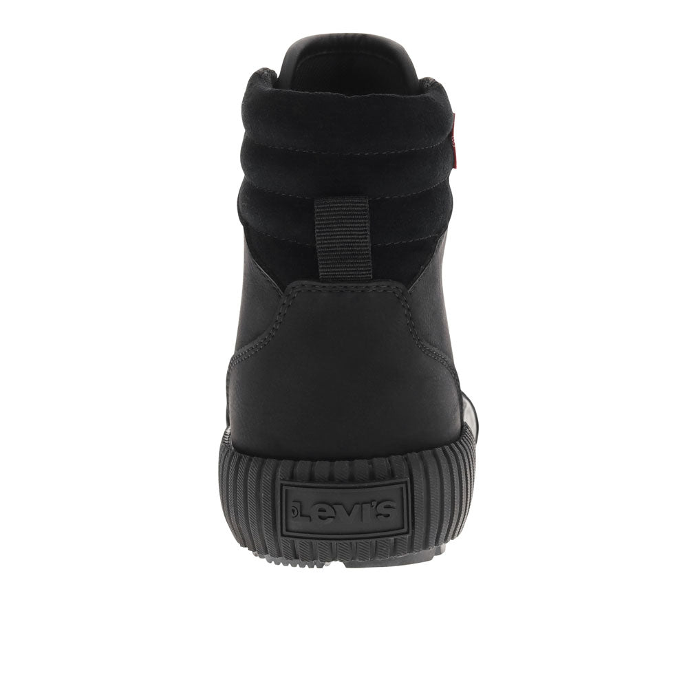 Black Mono-Levi's Womens Olivia Mono UL Vegan Leather Hightop Lug Sole Sneaker Shoe