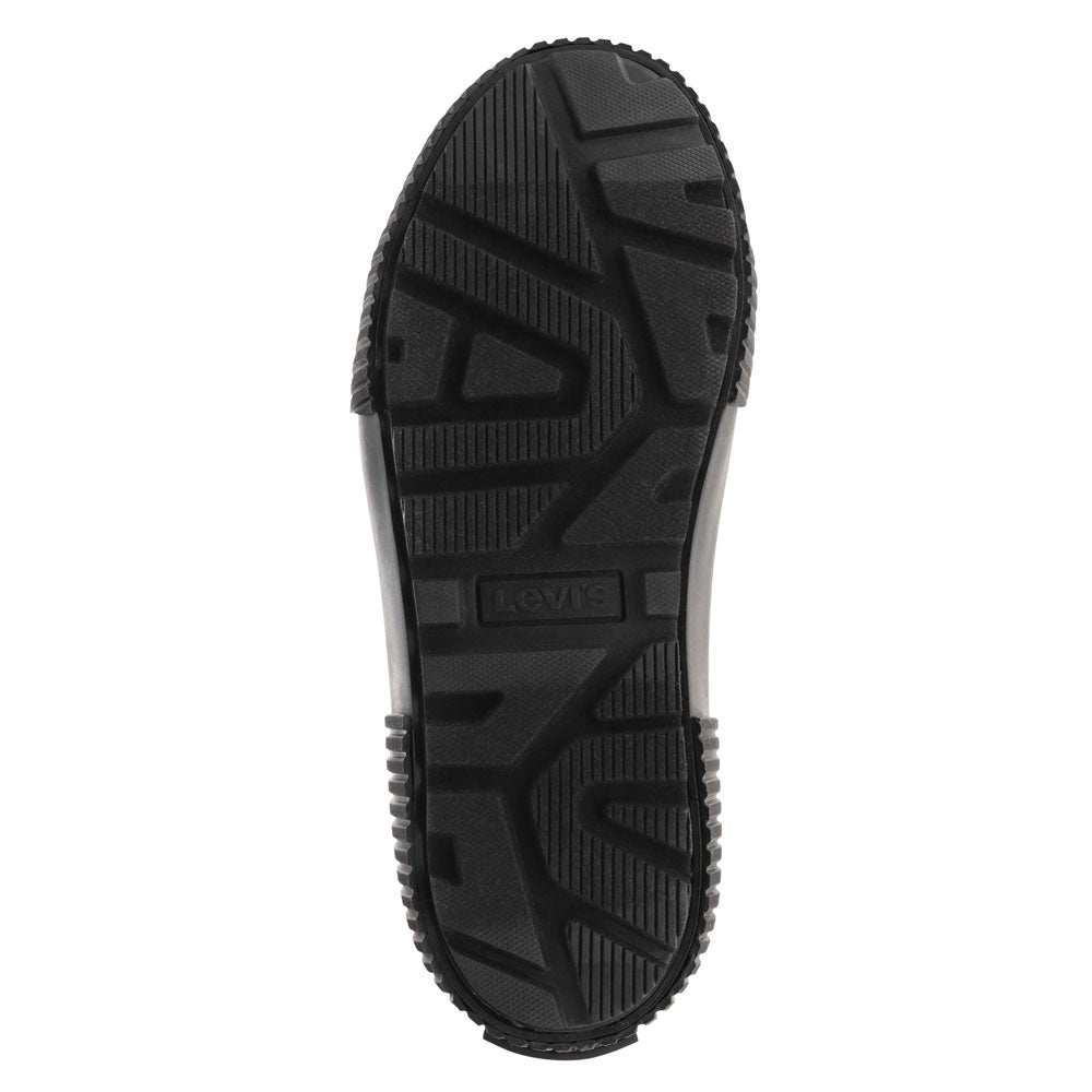 Black Mono-Levi's Womens Olivia Mono UL Vegan Leather Hightop Lug Sole Sneaker Shoe