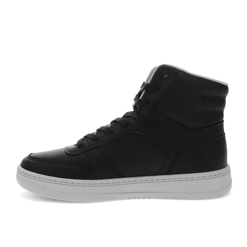 Black-Levi's Womens Drive Hi Vegan Synthetic Leather Casual Hightop Sneaker Shoe