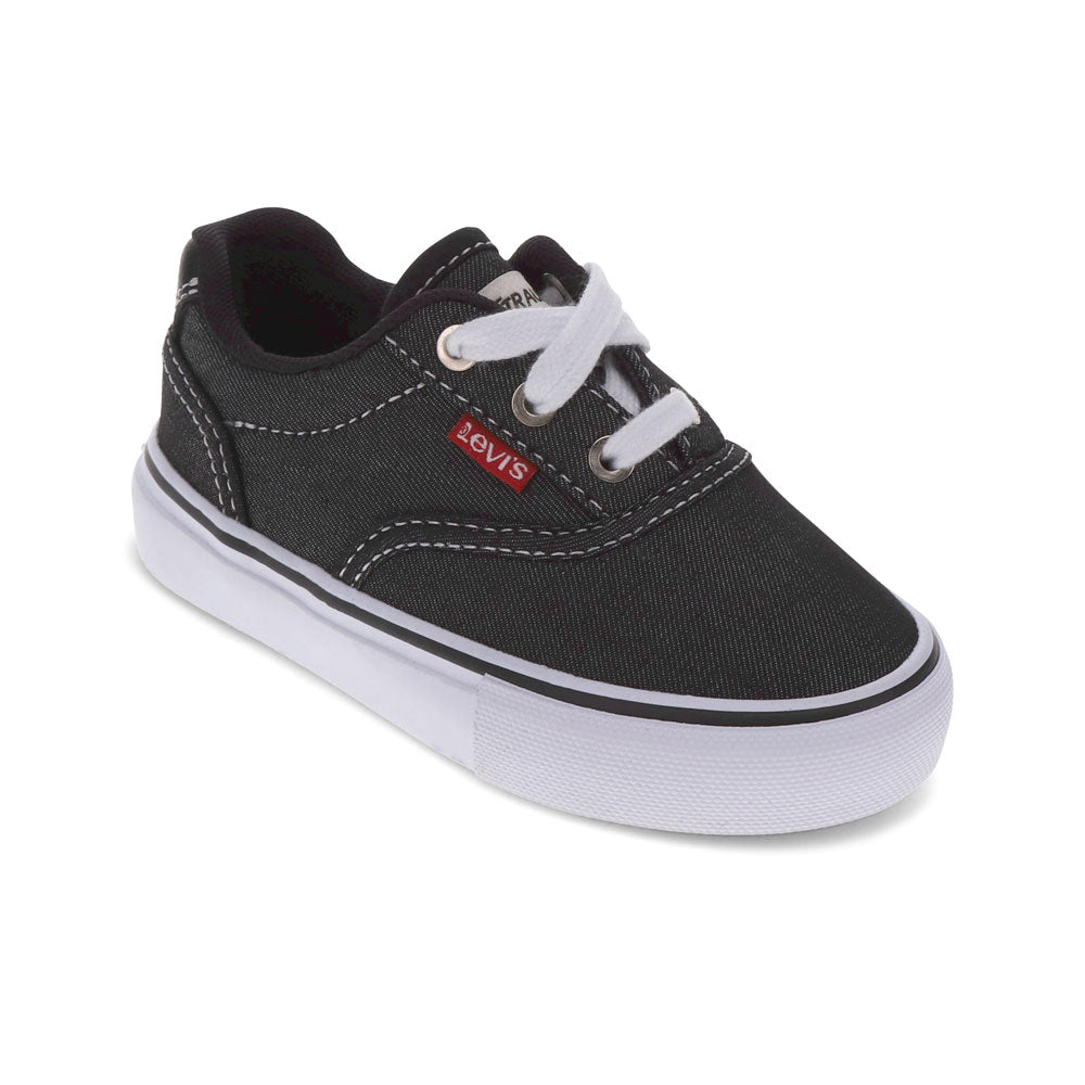 Black-Levi's Toddler Thane Unisex Chambray Casual Lace Up Sneaker Shoe