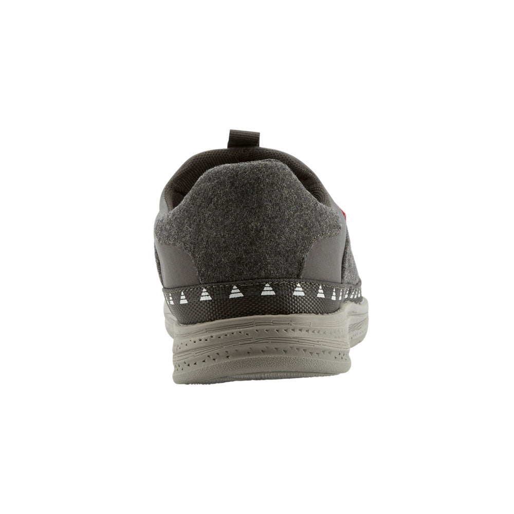 Charcoal-Levi's Mens Keane Felt Comfort Loafer Rubber Sole Indoor/Outdoor Slipper Shoe