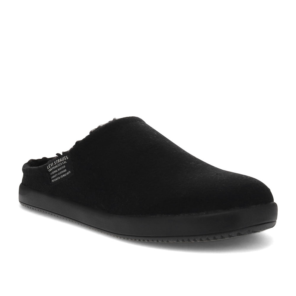 Black-Levi's Womens Tiffanie Wool Comfort Slip-on Clog Indoor/Outdoor Slipper Shoe