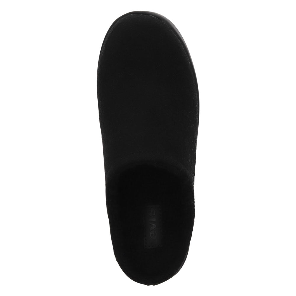 Black-Levi's Womens Tiffanie Wool Comfort Slip-on Clog Indoor/Outdoor Slipper Shoe