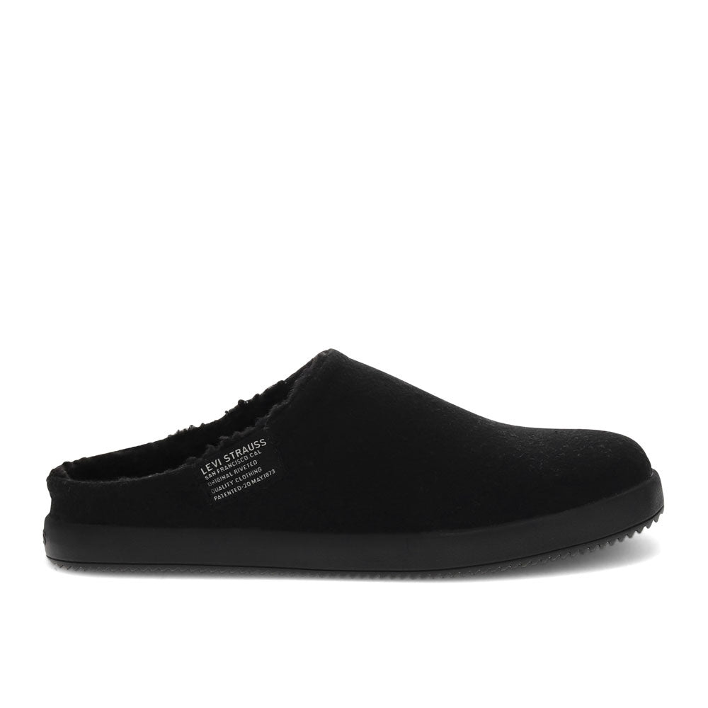 Black-Levi's Womens Tiffanie Wool Comfort Slip-on Clog Indoor/Outdoor Slipper Shoe