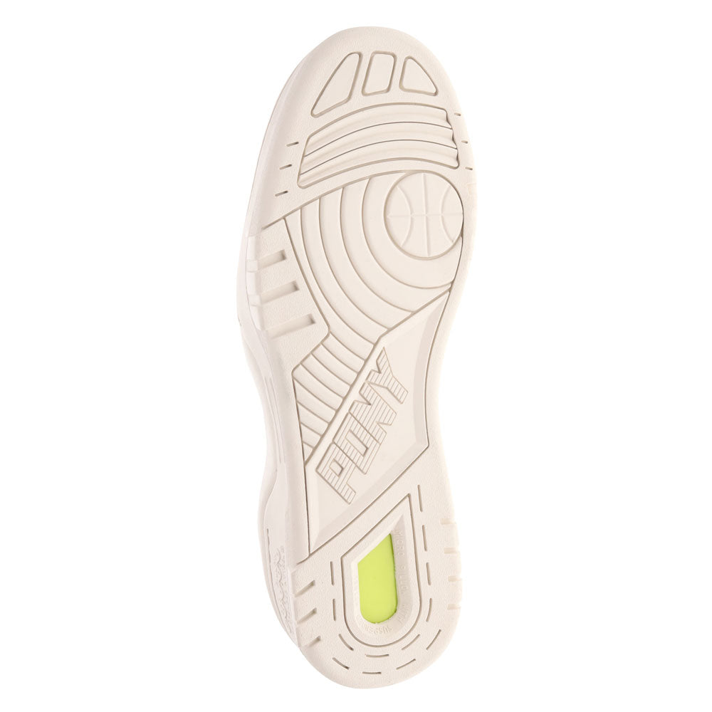 Tan/Off White-PONY Mens M110 Lux Genuine Leather and Suede Premium Lace Up Athletic Sneaker Shoe