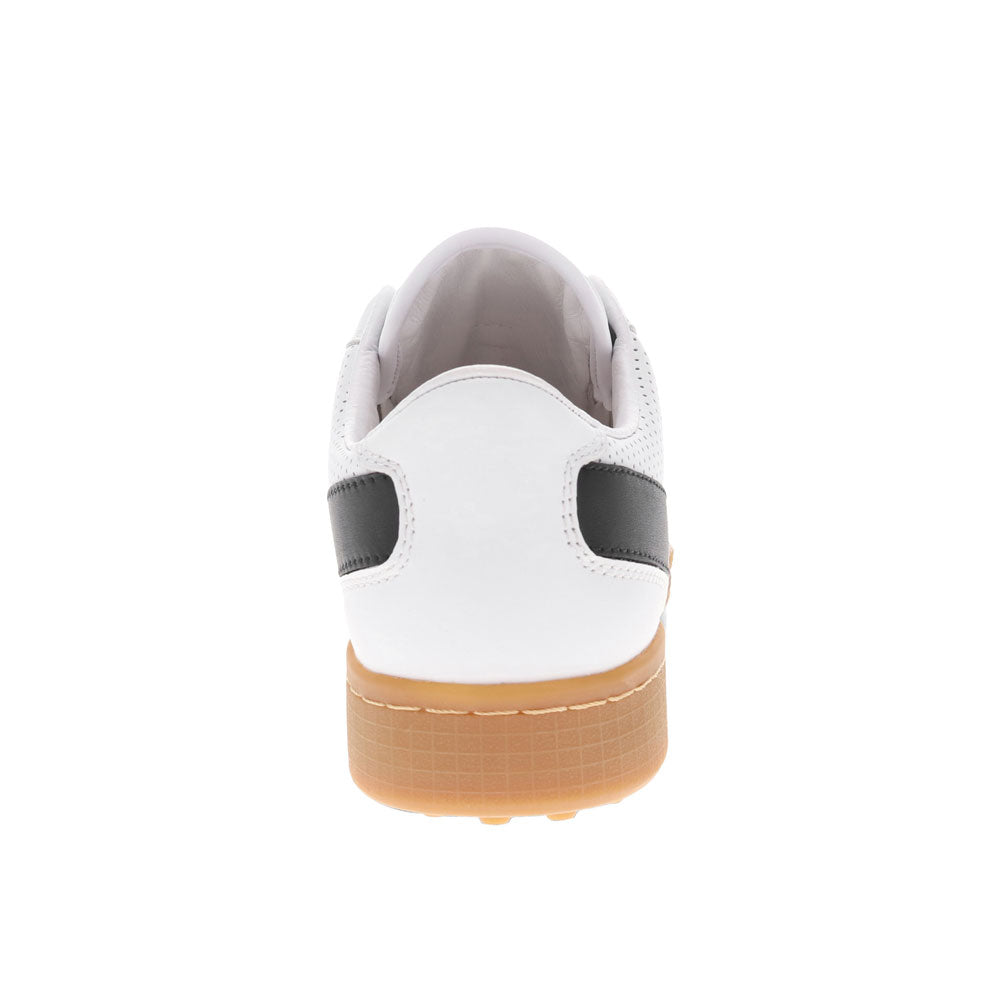 White/Black/Cement/Gum-PONY Mens Linebacker Lux Genuine Leather and Suede Premium Lace Up Athletic Sneaker Shoe