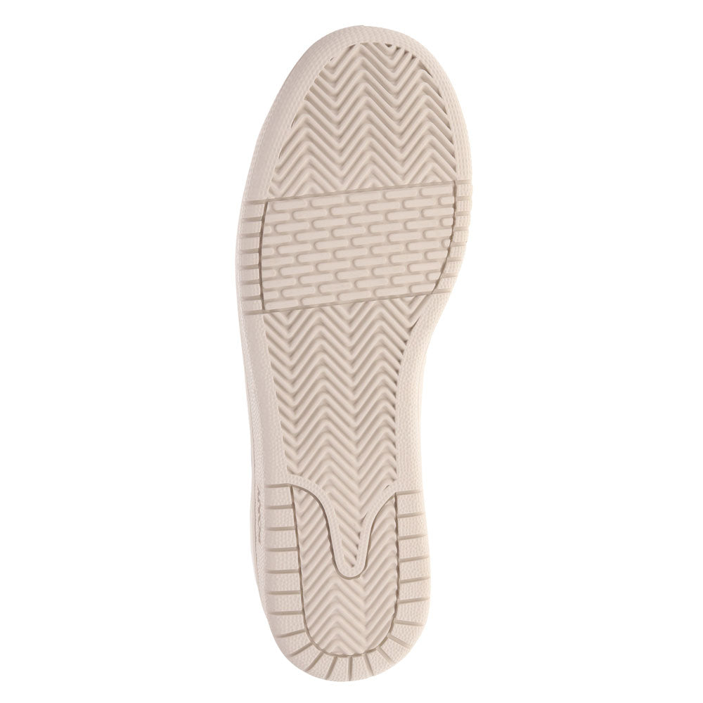 Off White/Black-PONY Mens M-80 Low Genuine Leather Premium Lace Up Athletic Sneaker Shoe