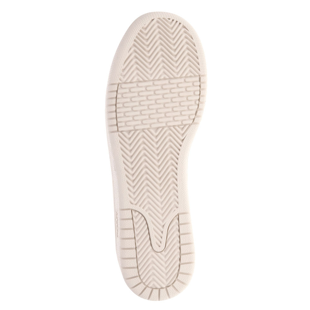 Off White/Black-PONY Mens M-80 High Genuine Leather Premium Lace Up Athletic Sneaker Shoe