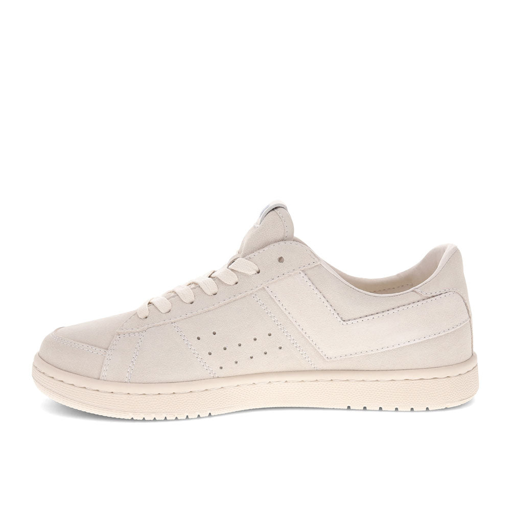 Oatmeal/Off White-PONY Mens M-Pro Low Lux Genuine Suede Premium Lace Up Athletic Sneaker Shoe