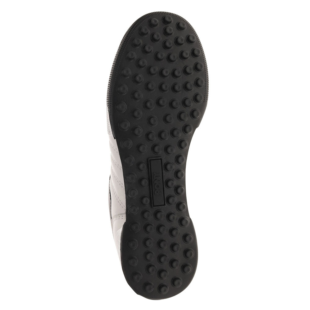 White/Black-PONY Mens Madrid 82 Genuine Leather Premium Lace Up Athletic Sneaker Shoe