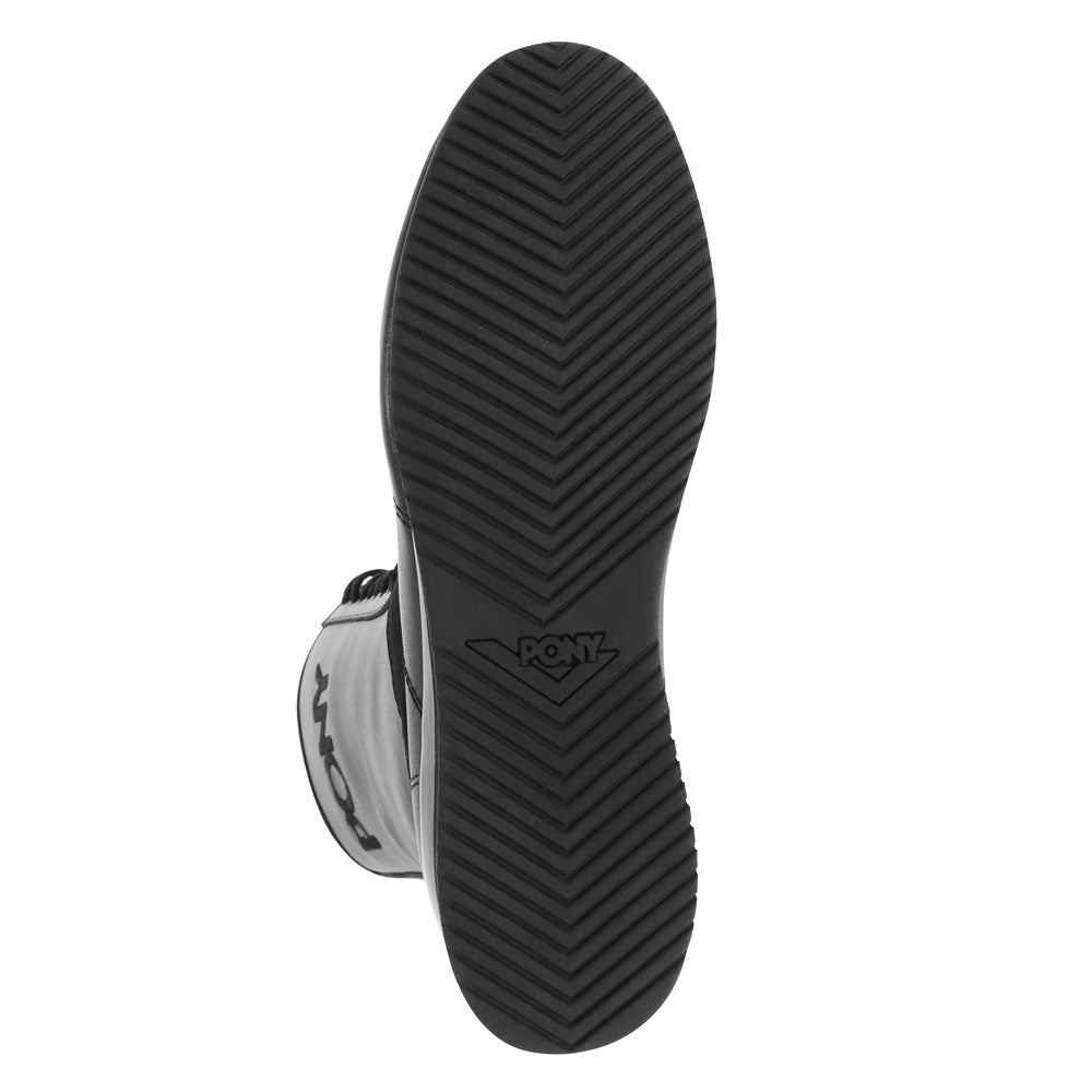 Black-PONY Womens KO-80 High Classic Genuine Leather and Suede Premium Lace Up Athletic Sneaker Shoe