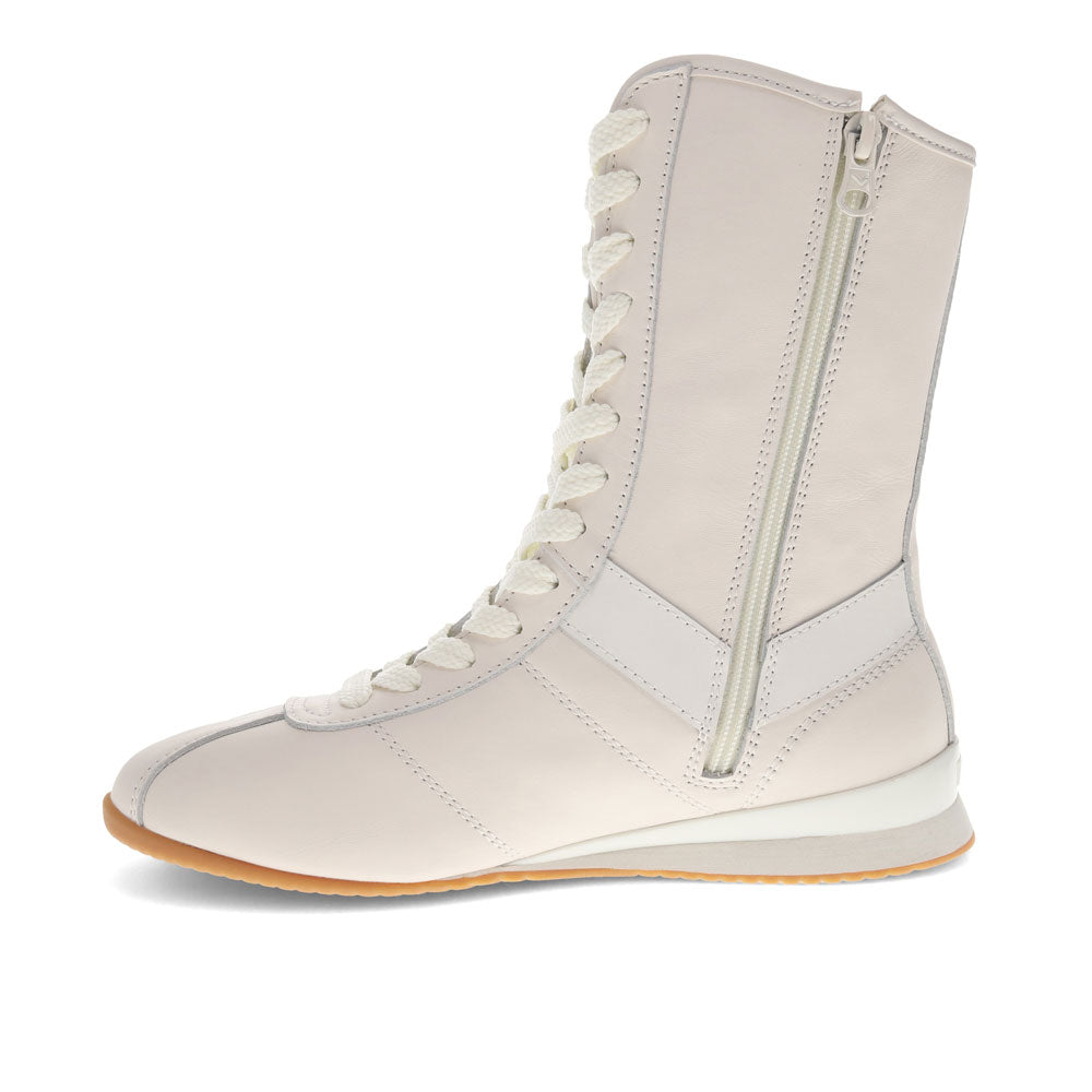 Whisper White/Gum-PONY Womens KO-80 High Classic Genuine Leather and Suede Premium Lace Up Athletic Sneaker Shoe