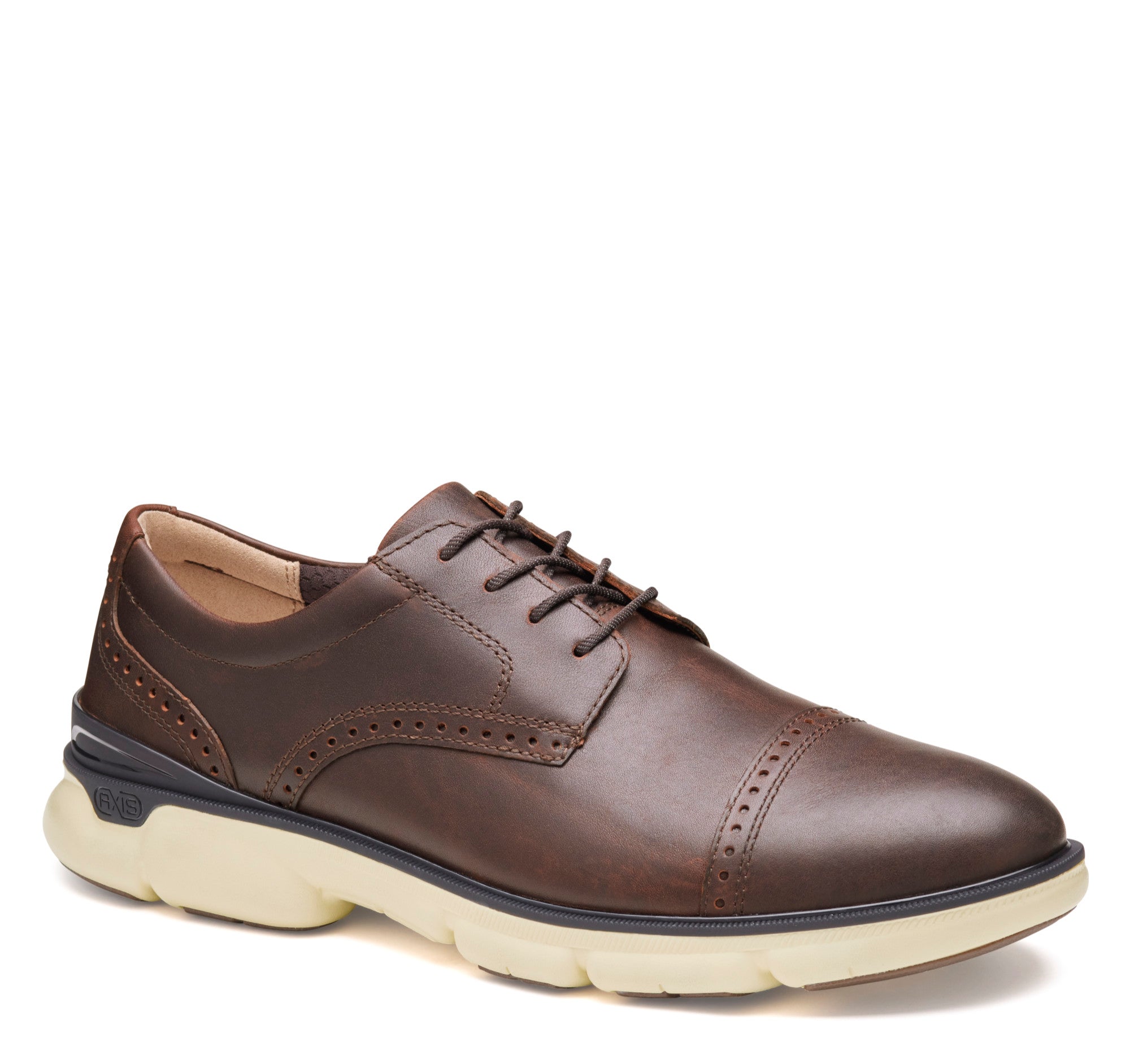 Mahogany Waterproof Full Grain-Johnston & Murphy Men's XC4 Trevor Cap Toe Lace Up Oxford Shoe