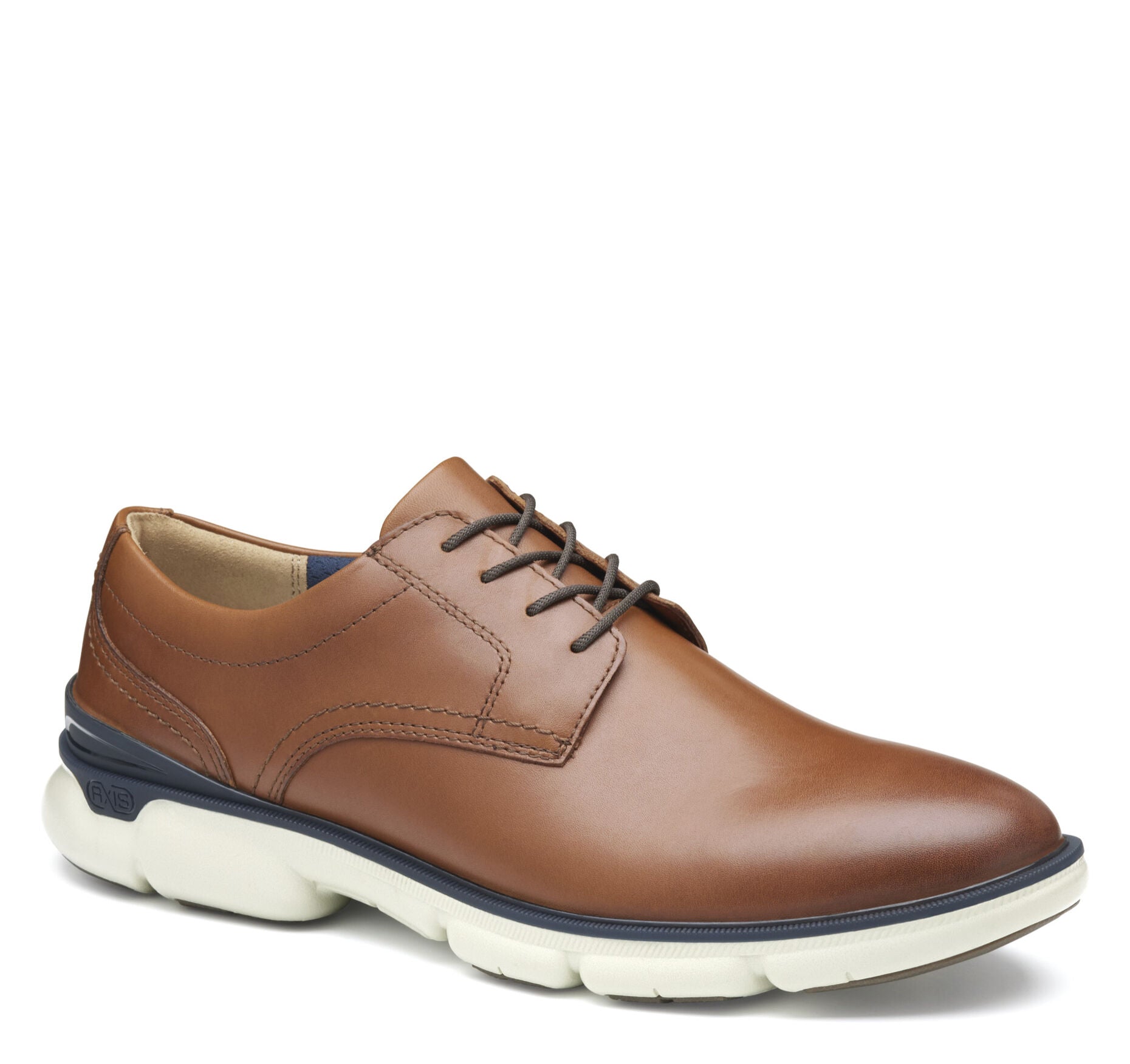 Tan Waterproof Full Grain-Johnston & Murphy Men's Trevor Plain Toe  Shoe