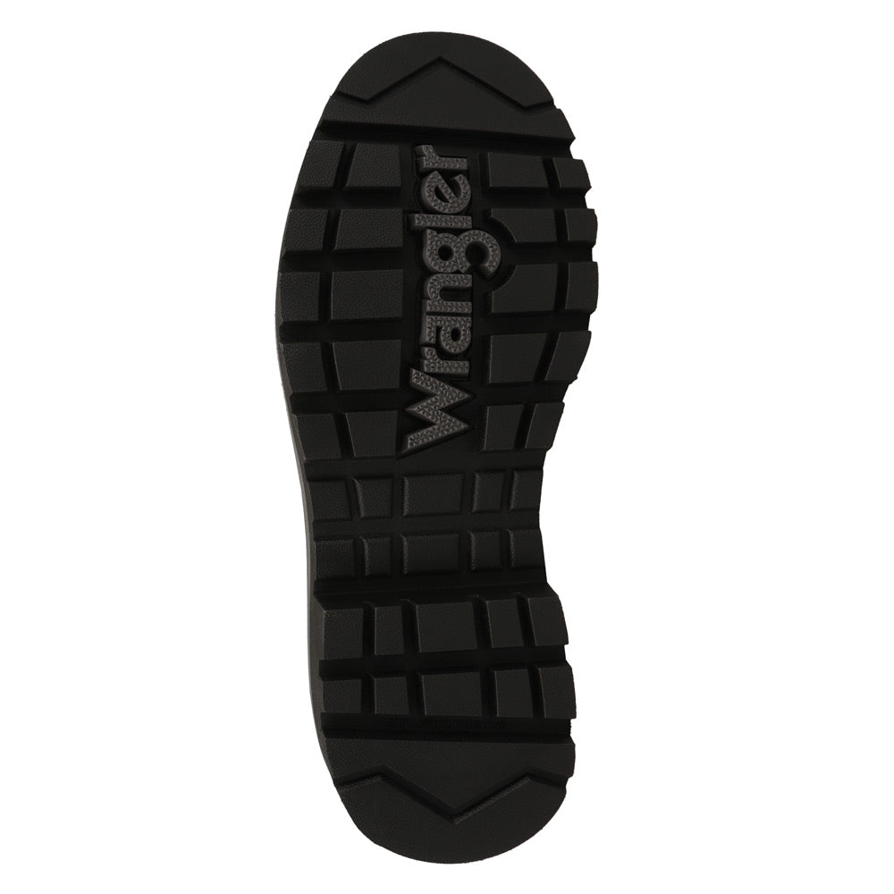 Charcoal-WRANGLER Mens Angus Lace-up Work Boot