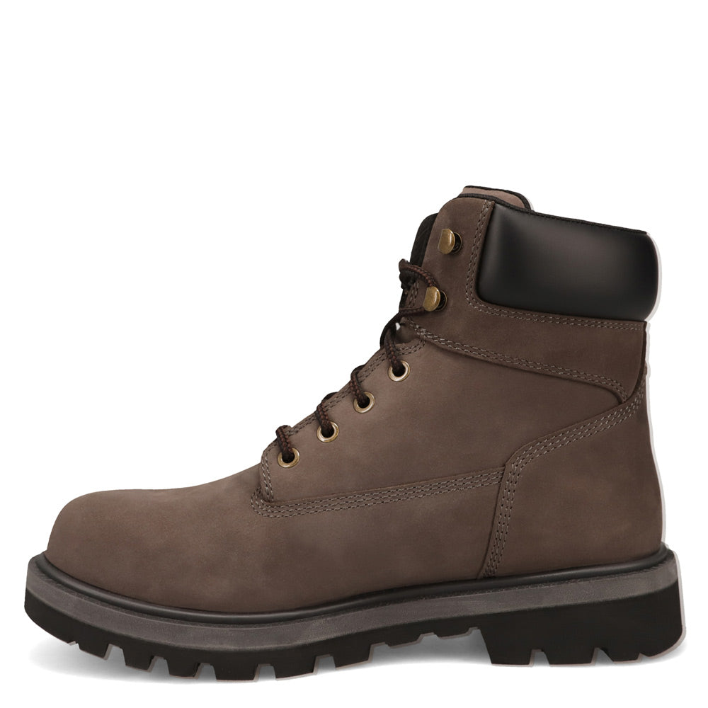 Charcoal-WRANGLER Mens Angus Lace-up Work Boot