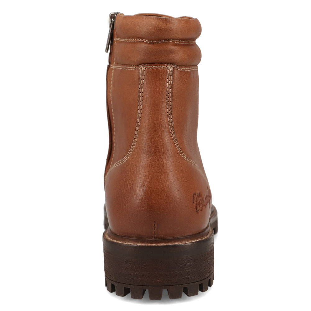 Saddle Tan-WRANGLER Mens Jace Leather Captoe Lace-up Boot