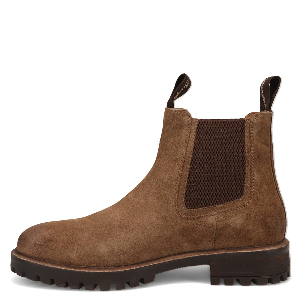 Chestnut-WRANGLER Mens Jaxon Leather Chelsea Boot