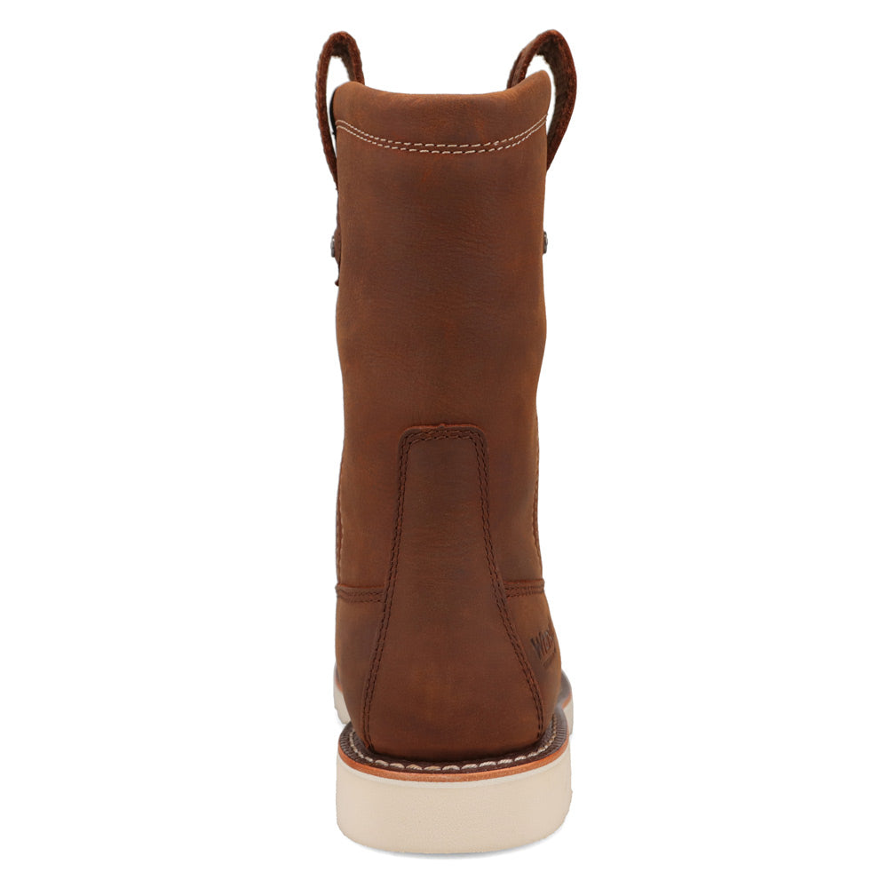 Saddle Tan-WRANGLER Mens Tex Steel Toe Waterproof Wedge Work Boot