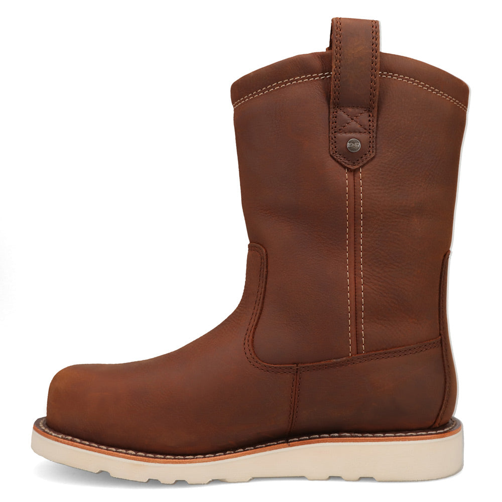 Saddle Tan-WRANGLER Mens Tex Steel Toe Waterproof Wedge Work Boot