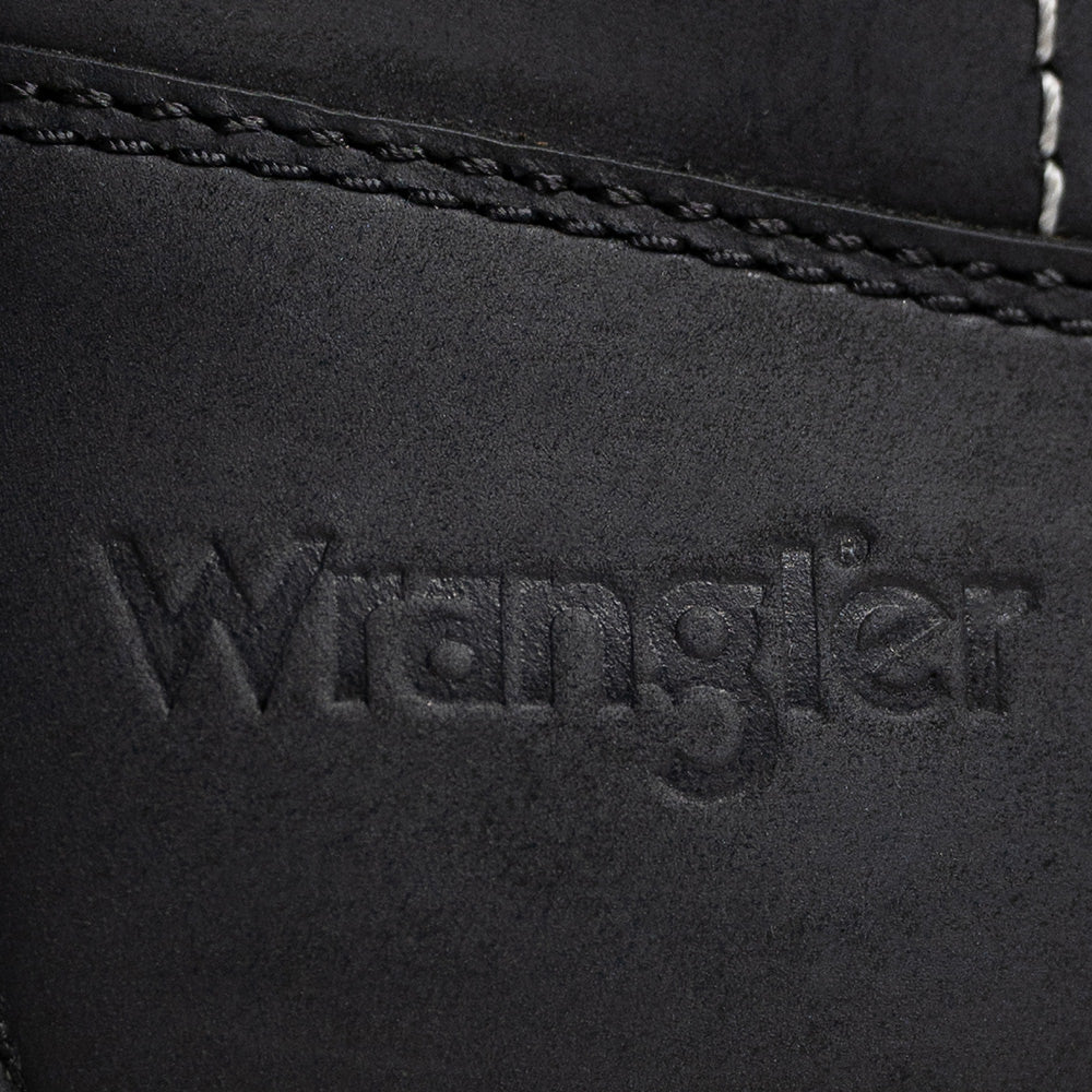 Black-WRANGLER Womens Tanya Steel-Toe Waterproof Wedge Work Boot